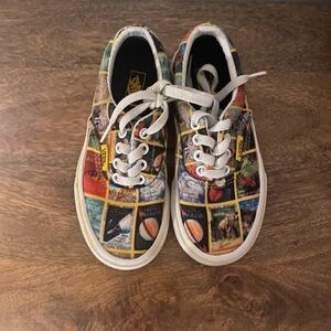 Vans Kids Sneakers - National Geographic Graphic Print